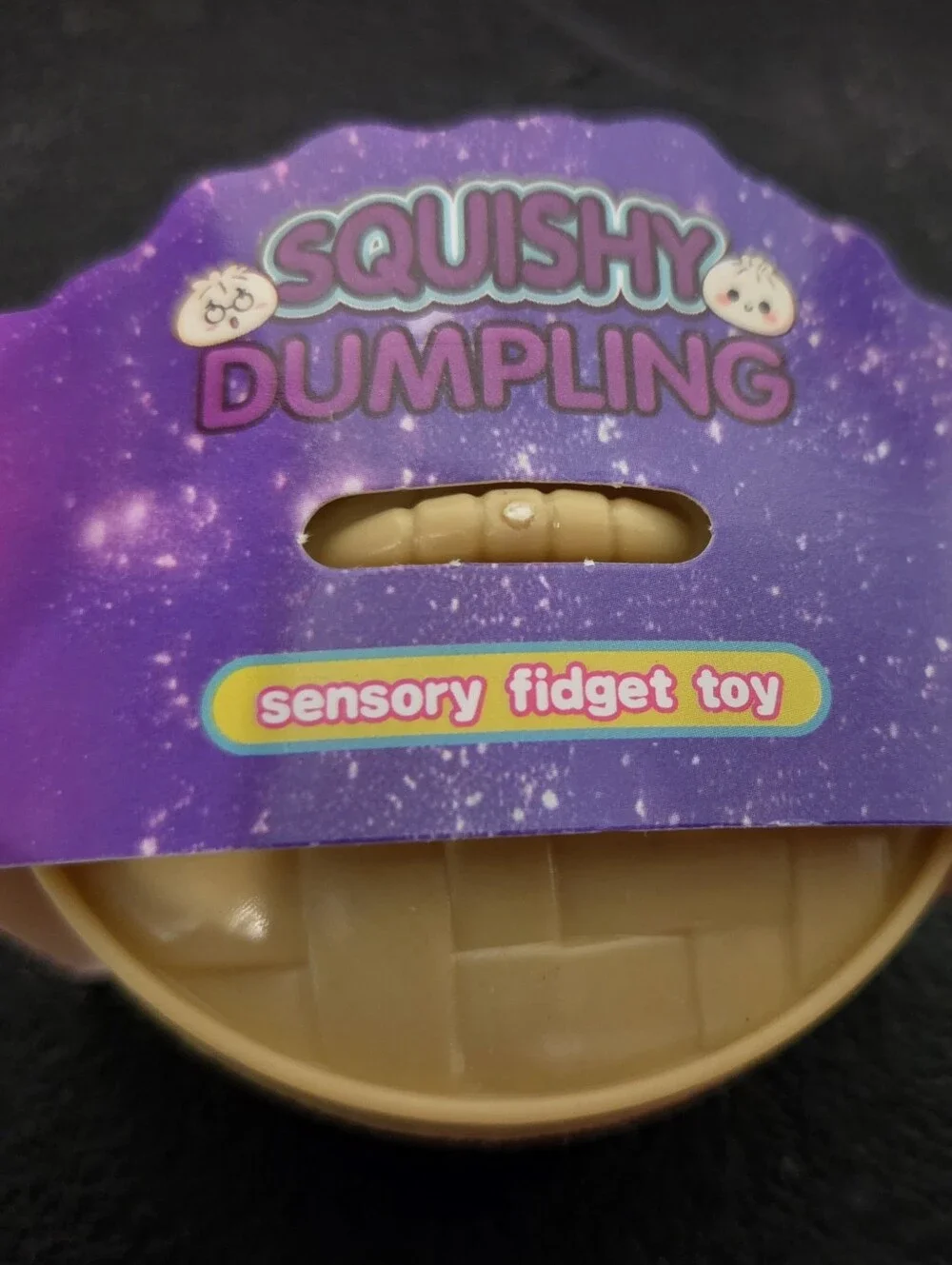 Squishy Mini Glitter Dumpling Mystery Fidget Toys Full Case of 12